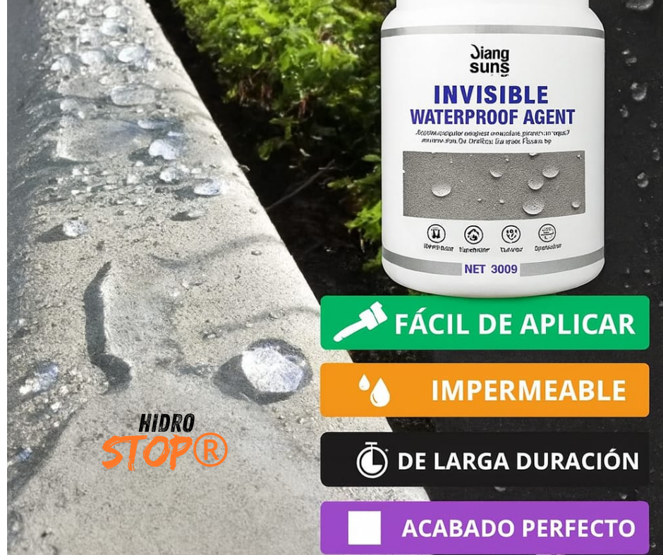 HidroStop® - La barrera definitiva contra filtraciones y humedad.