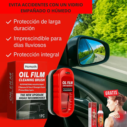 ClearDrive Pro® 🤩 Previene el empañamiento al instante y mejora tu seguridad al volante ➕ GRATIS Spray Para Dolores
