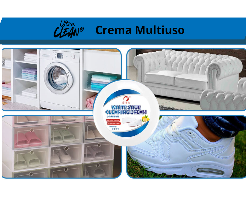 UltraClean® Crema limpiadora para zapatos blancos