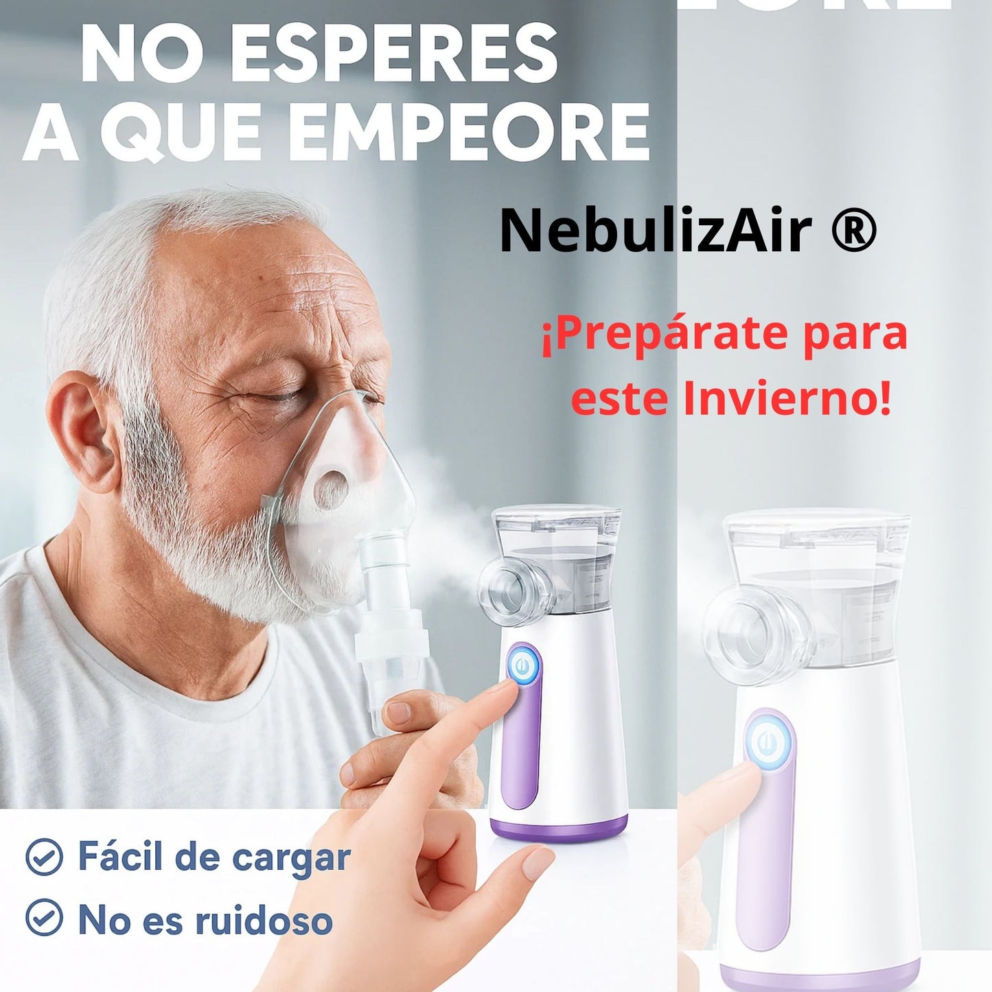 NebulizAir ® - Alivio Respiratorio  para Niños y Adultos             ⭐⭐⭐⭐⭐