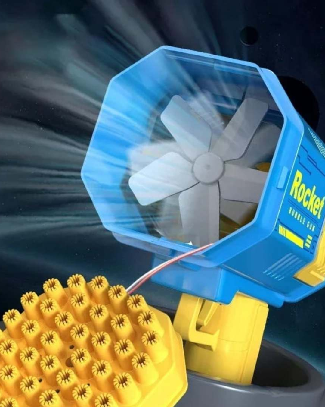 ROCKET: Máquina De Burbujas Bazooka led