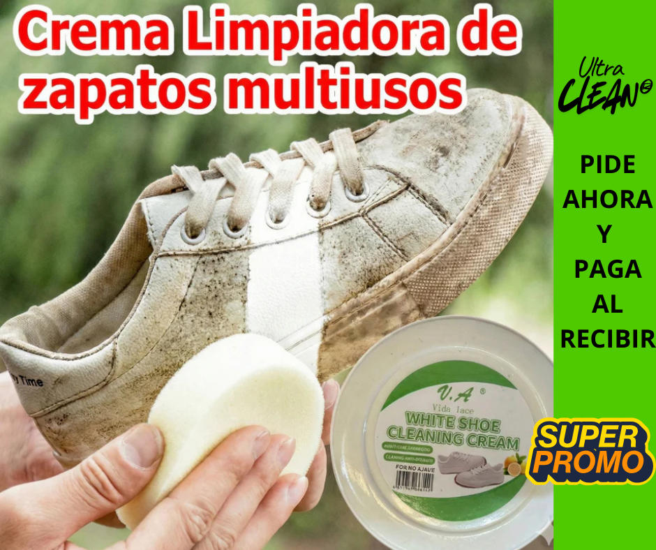 UltraClean® Crema limpiadora para zapatos blancos