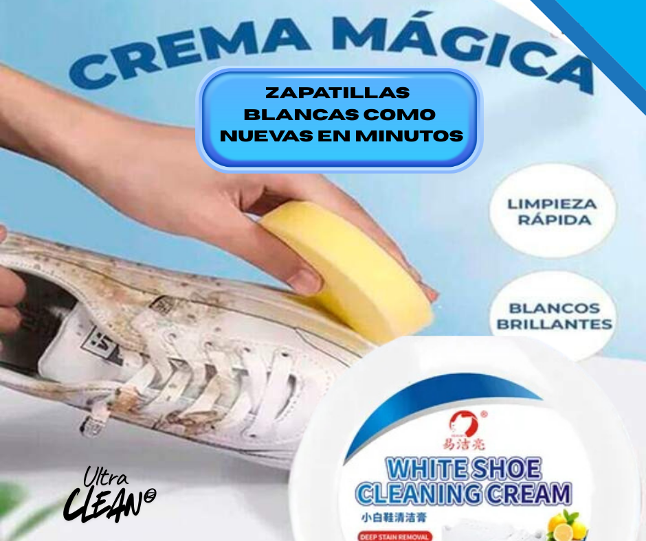 UltraClean® Crema limpiadora para zapatos blancos