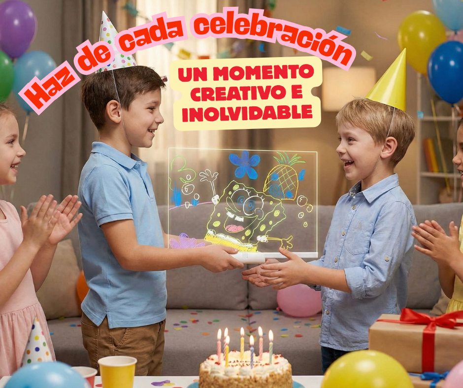 CreatiGlow® Pizarra LED acrílica creativa con efecto neón