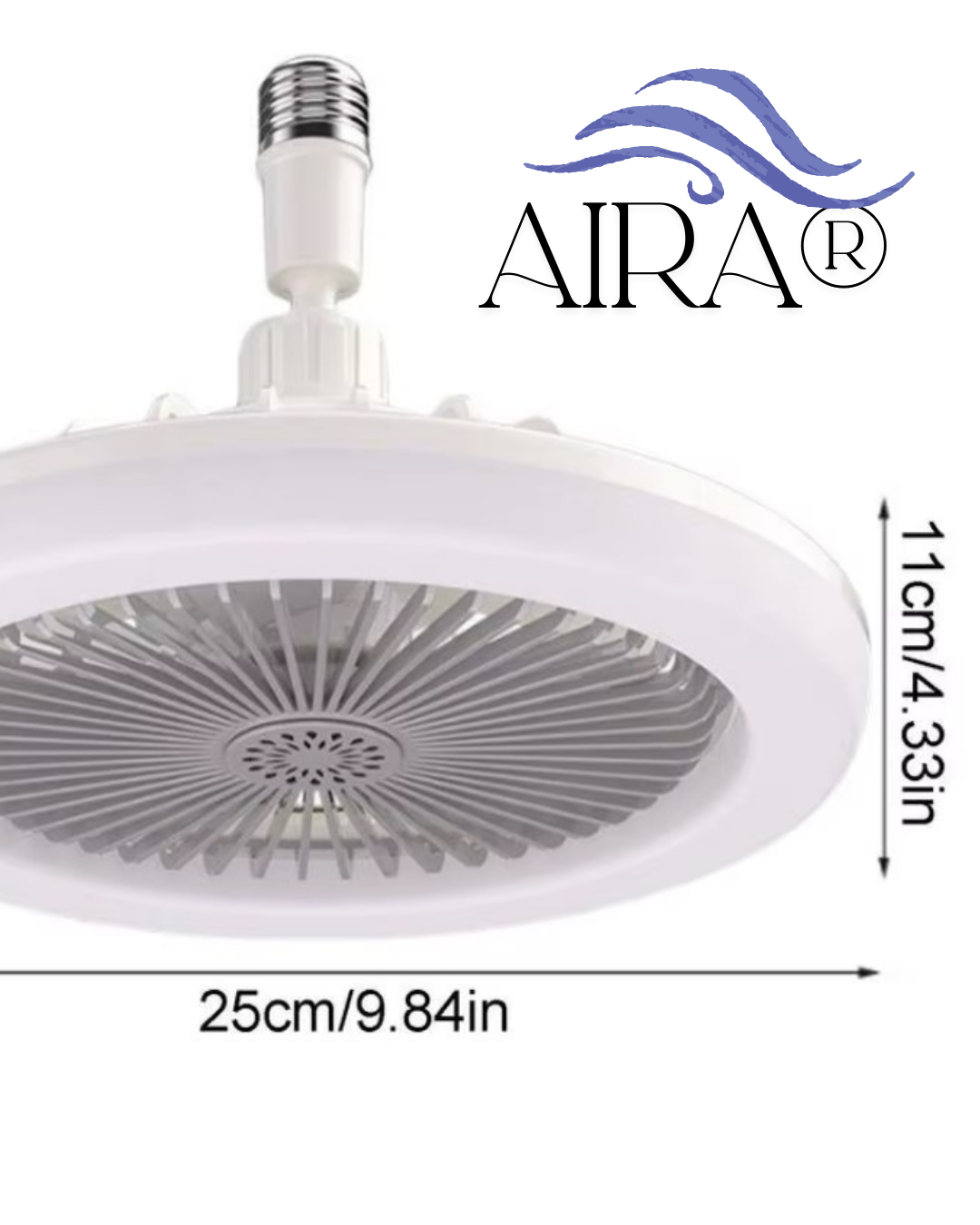Aira®: Ventilador de Techo Moderno con luz y control remoto