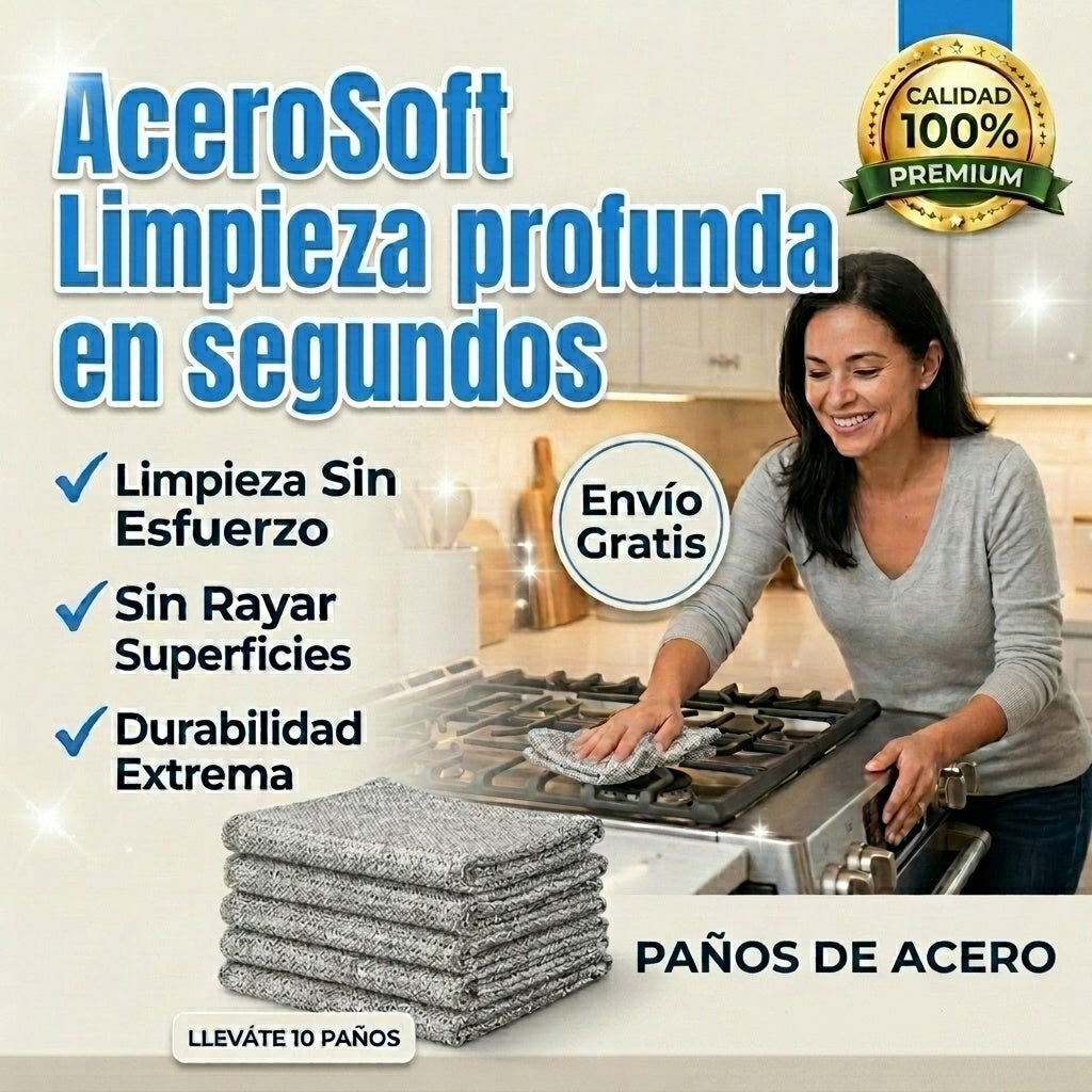 AceroSoft - Limpia profundo sin dañar ⭐⭐⭐⭐⭐