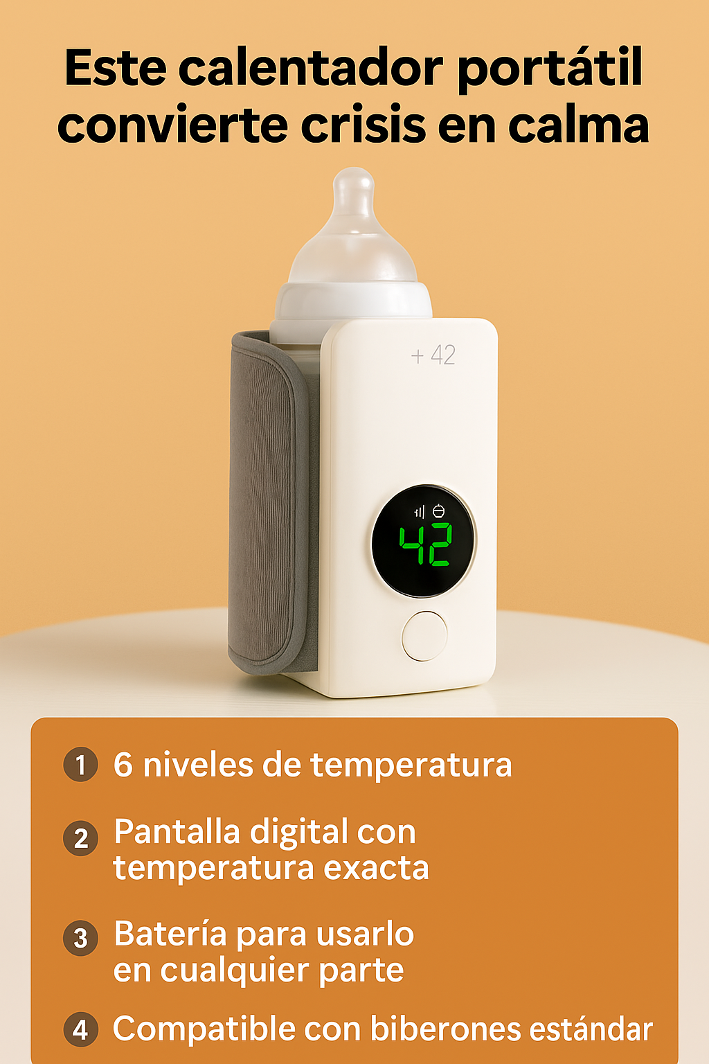 Calentador Portátil de Mamaderas